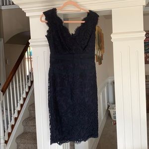 Size 4 | Tadashi Shoji navy blue cocktail dress
